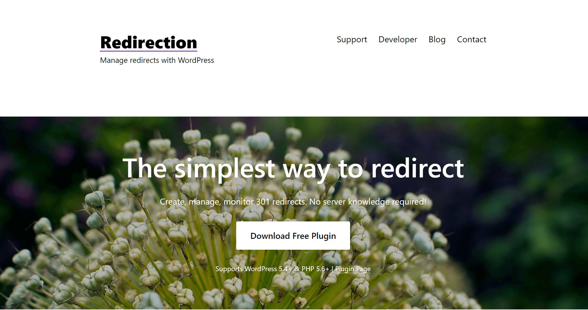 Free WordPress plugin - redirection plugin for WordPress