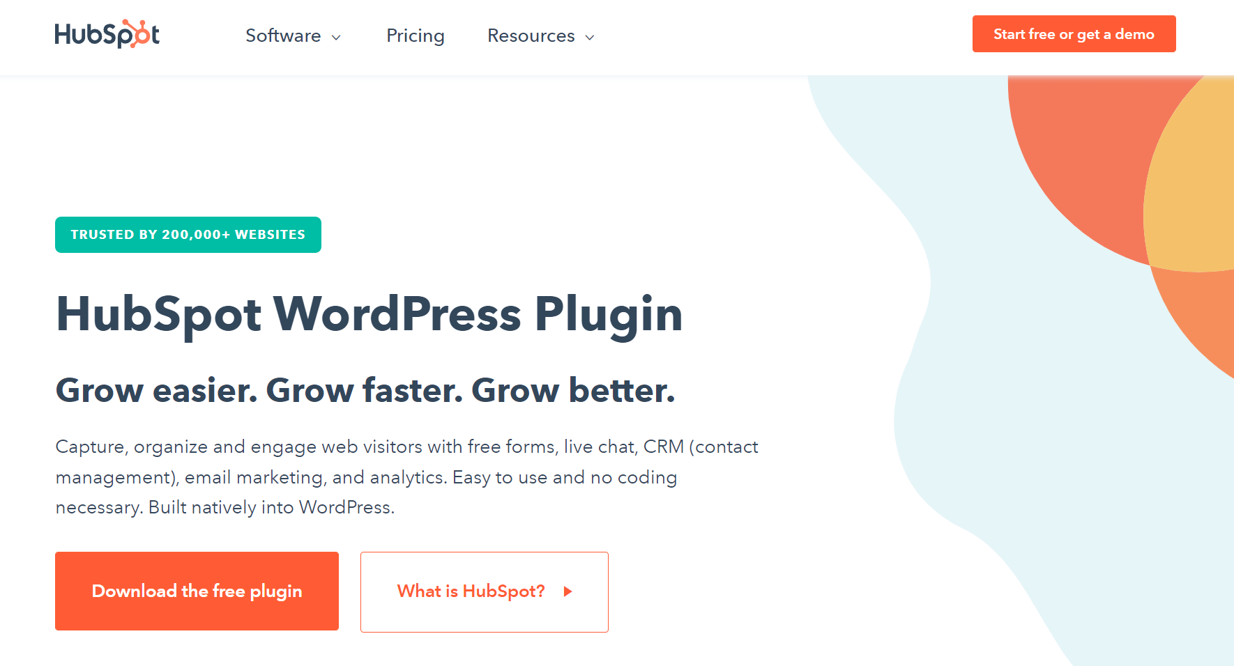 Hubspot WordPress plugin