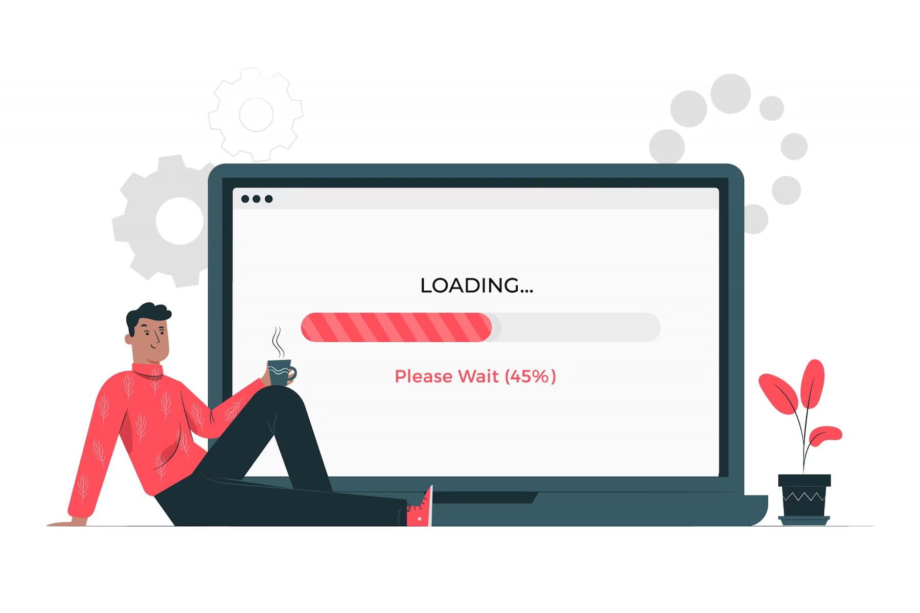 Loading of a website