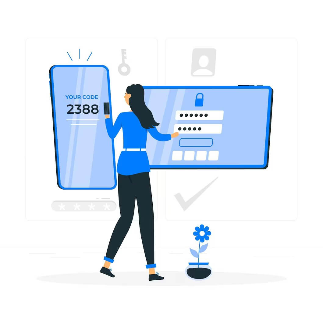 Two factor authentication for better security